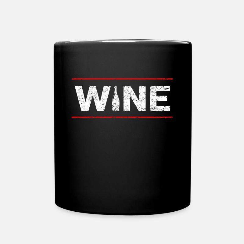 Vin - Mug uni - noir