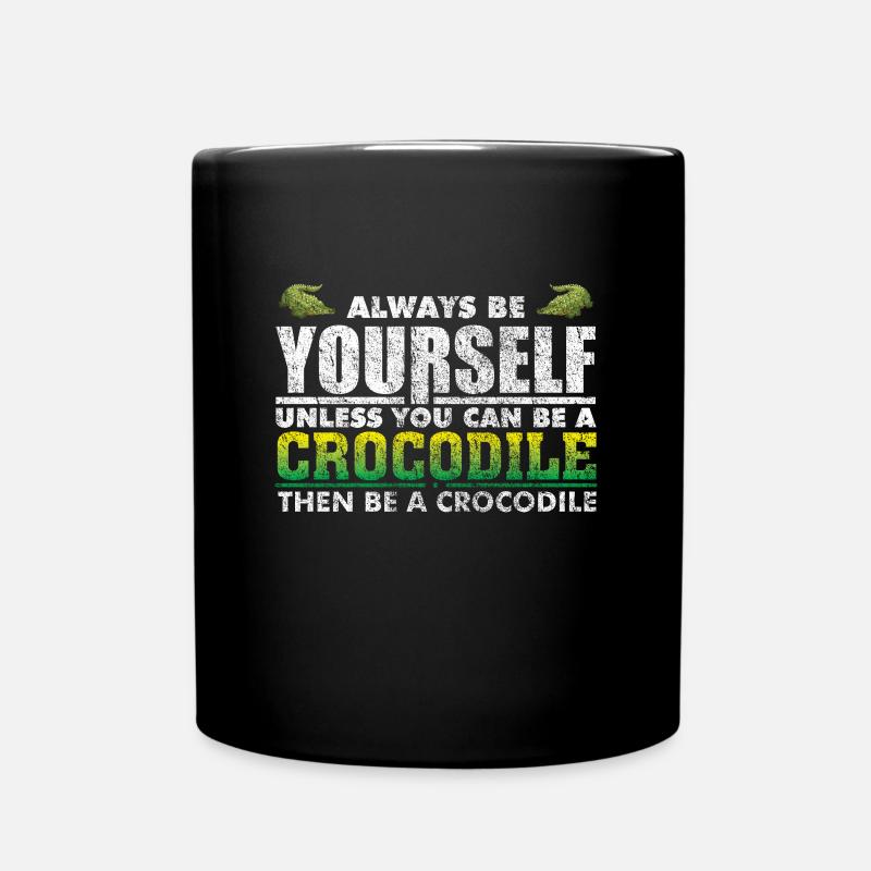 Alligator - Tasse einfarbig - Schwarz
