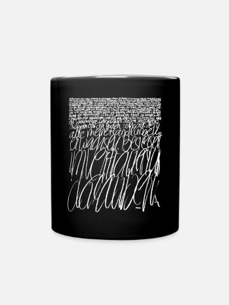 Dialog mit dem Himmel - Tasse einfarbig - Schwarz