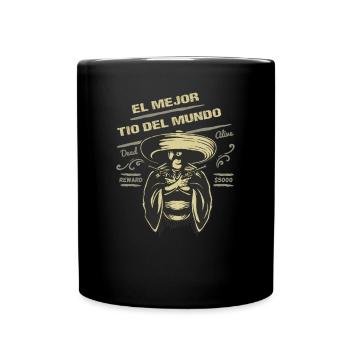El Mejor Tio Del Mundo - World's Greatest Uncle - Full Colour Mug - black - Front