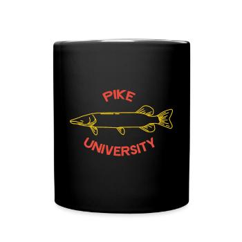 Pike Hecht University cadeau prédateur pêche - Mug uni - noir - Devant