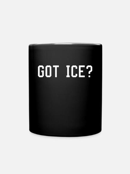 Eis - Tasse einfarbig - Schwarz