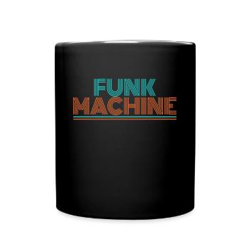 Funk Disco 70er DJ - Tasse einfarbig - Schwarz - Vorne