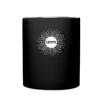 Crypto T-Shirt - Full Colour Mug - black - Front