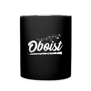 Oboist Oboe Gift Musician Orchestra - Full Colour Mug - black - Front