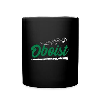 Oboist Oboe Gift Musician Orchestra - Full Colour Mug - black - Front