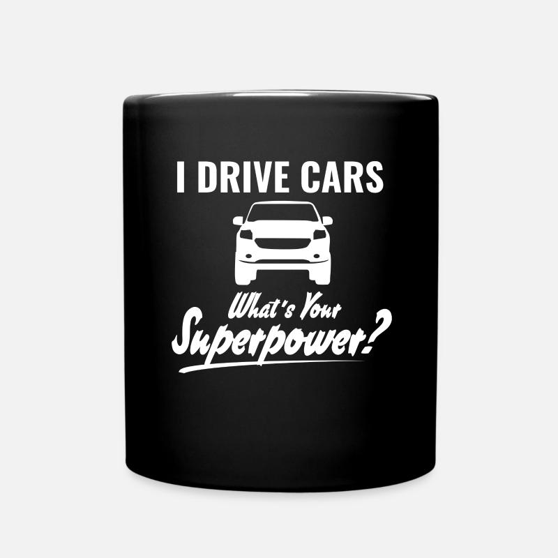 Autofahrer - Tasse einfarbig - Schwarz