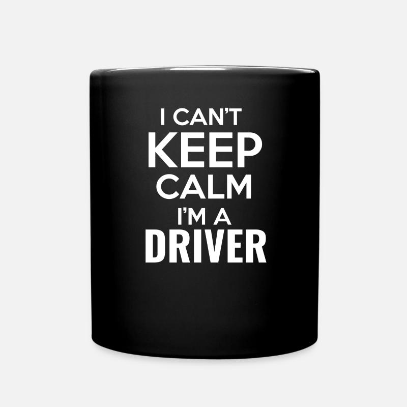 Autofahrer - Tasse einfarbig - Schwarz