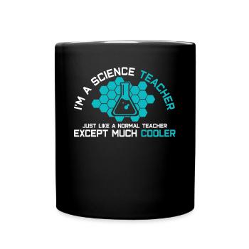 Biology Chemistry Physics Teacher - Full Colour Mug - black - Front
