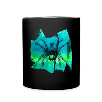 Spider Black Spider Black Spider T Shirt - Full Colour Mug - black - Front