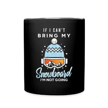 snowboarding - Full Colour Mug - black - Front