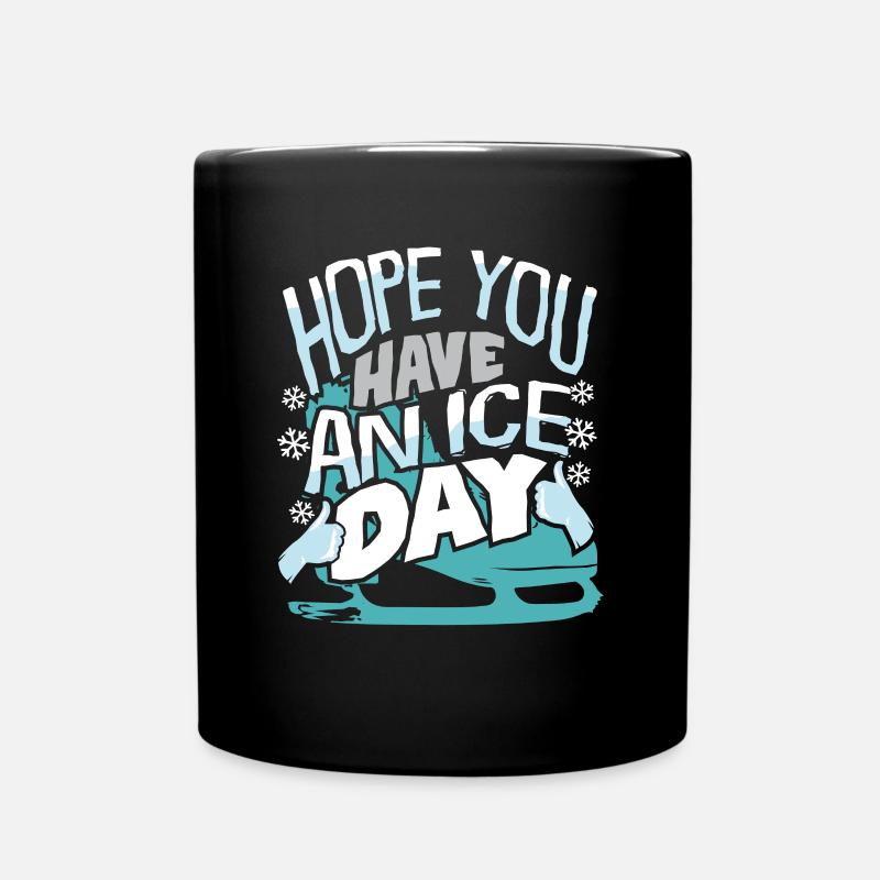 Patinage sur glace - Mug uni - noir