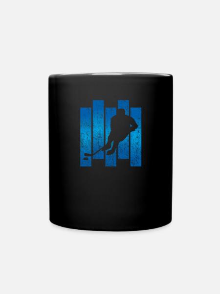 Eishockey - Tasse einfarbig - Schwarz