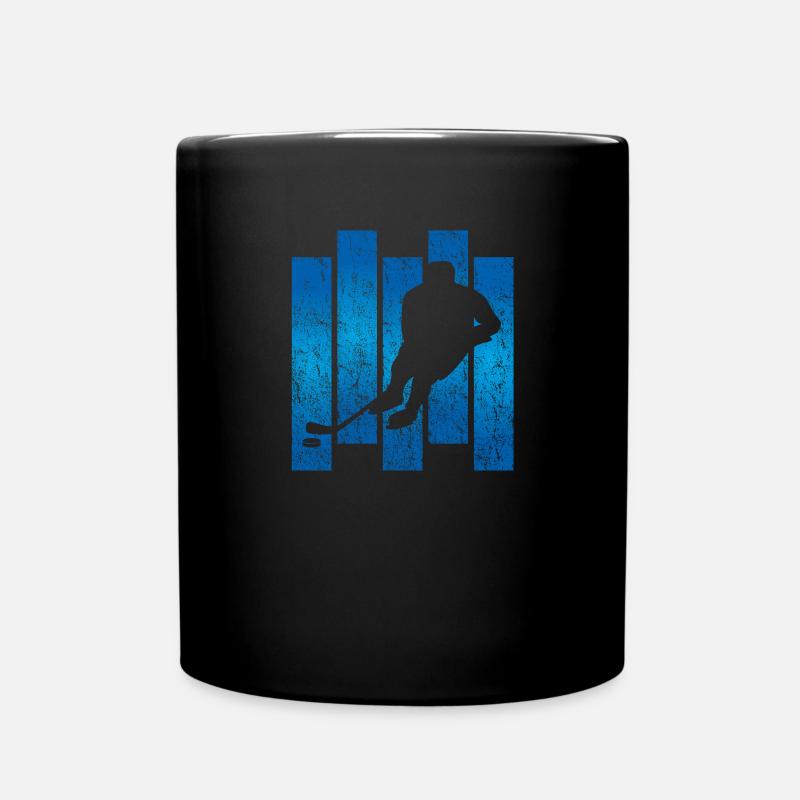 Eishockey - Tasse einfarbig - Schwarz