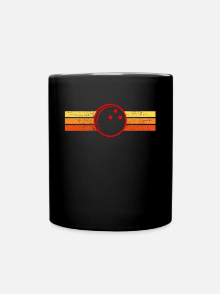Bowling Bowling Bowling Bowling - Tasse einfarbig - Schwarz