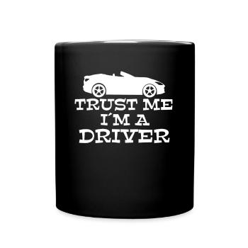 automobiliste - Mug uni - noir - Devant