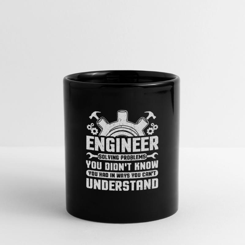 Engineering Career Engineer Solving Problems In Full Colour Mug