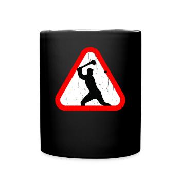 Unique Hurling Tee Shirt - Tasse einfarbig - Schwarz - Vorne