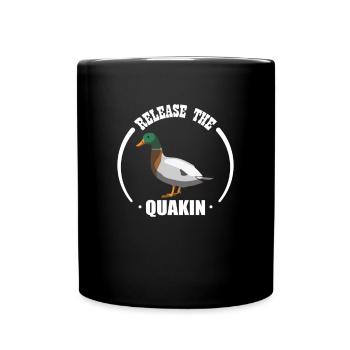 Funny duck - Full Colour Mug - black - Front