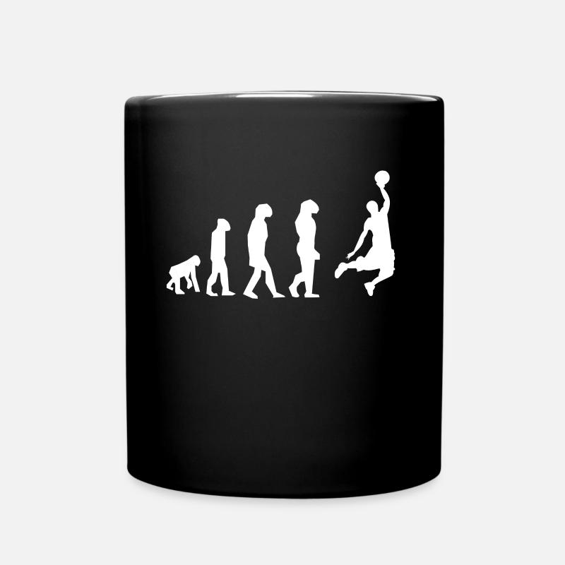 Idée cadeau Basketball Evolution Sport - Mug uni - noir