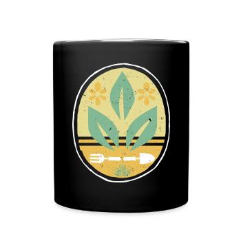 Garten Premium Shirt Gärtner Geschenk Garden - Tasse einfarbig - Schwarz - Vorne