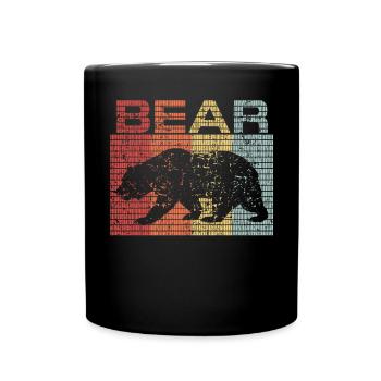 porter - Mug uni - noir - Devant
