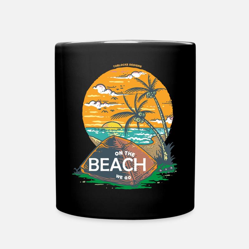 Camping Voyager Nature Aventure Randonnée Vacances - Mug uni - noir