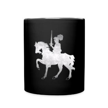 Ritter - Tasse einfarbig - Schwarz - Vorne