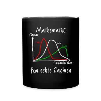 Ditschn - Mathématiques pour la vraie Saxe - Mug uni - noir - Devant
