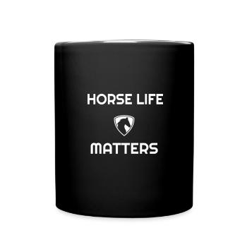 Chaque cheval compte - cadeau d’amour de cheval - Mug uni - noir - Devant