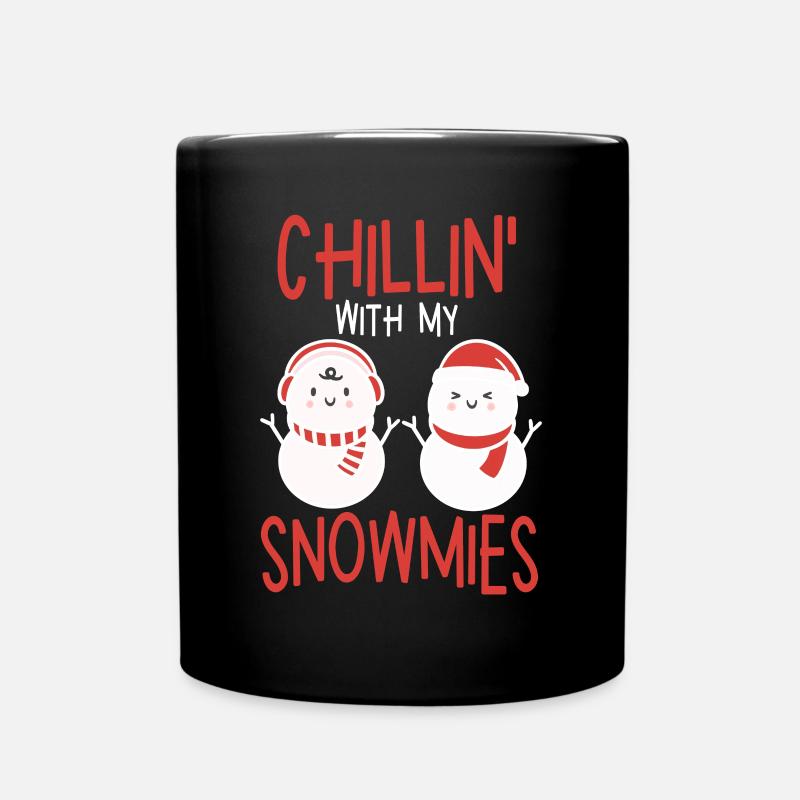 Chilling Noël hommes - Mug uni - noir