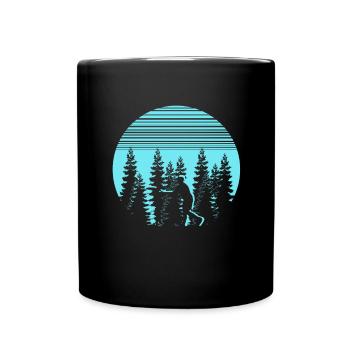 Disc Golf Discgolf Frisbee Geschenk Gift - Tasse einfarbig - Schwarz - Vorne