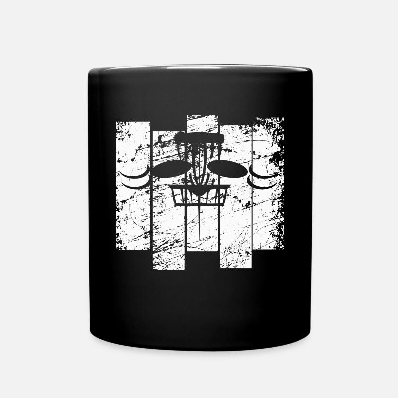 Disc Golf Discgolf Frisbee Geschenk Gift - Tasse einfarbig - Schwarz