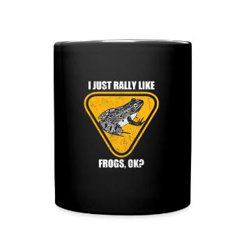 Frog toad gift - Full Colour Mug - black - Front