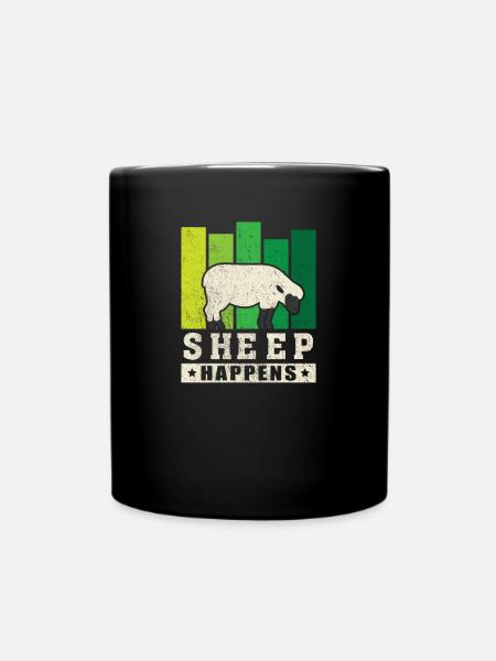 Mouton berger mouton - Mug uni - noir