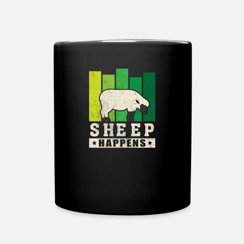 Mouton berger mouton - Mug uni - noir