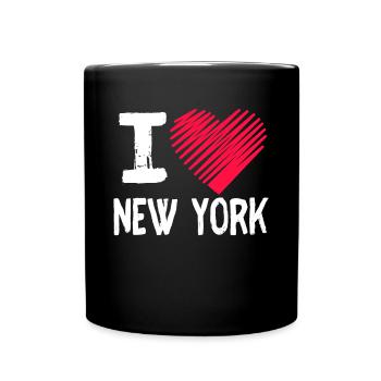 J'aime New York NY Tourist GIft - Mug uni - noir - Devant