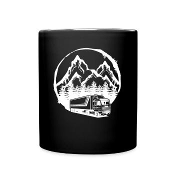 Camionneur camionneur camionneur - Mug uni - noir - Devant