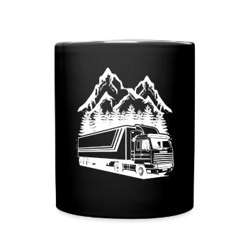 Camionneur camionneur camionneur - Mug uni - noir - Devant