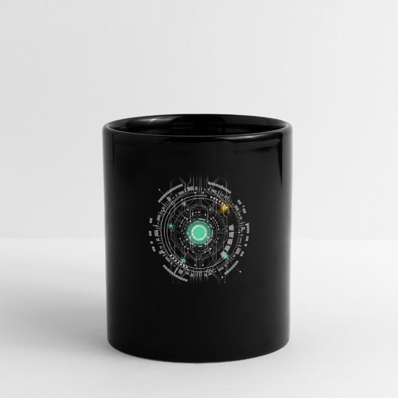 nerd CPU core ordinateur code pc carte spatiale Mug uni