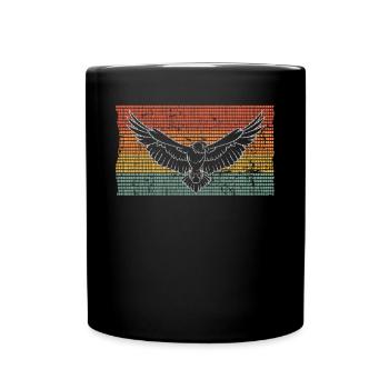 aigle - Mug uni - noir - Devant
