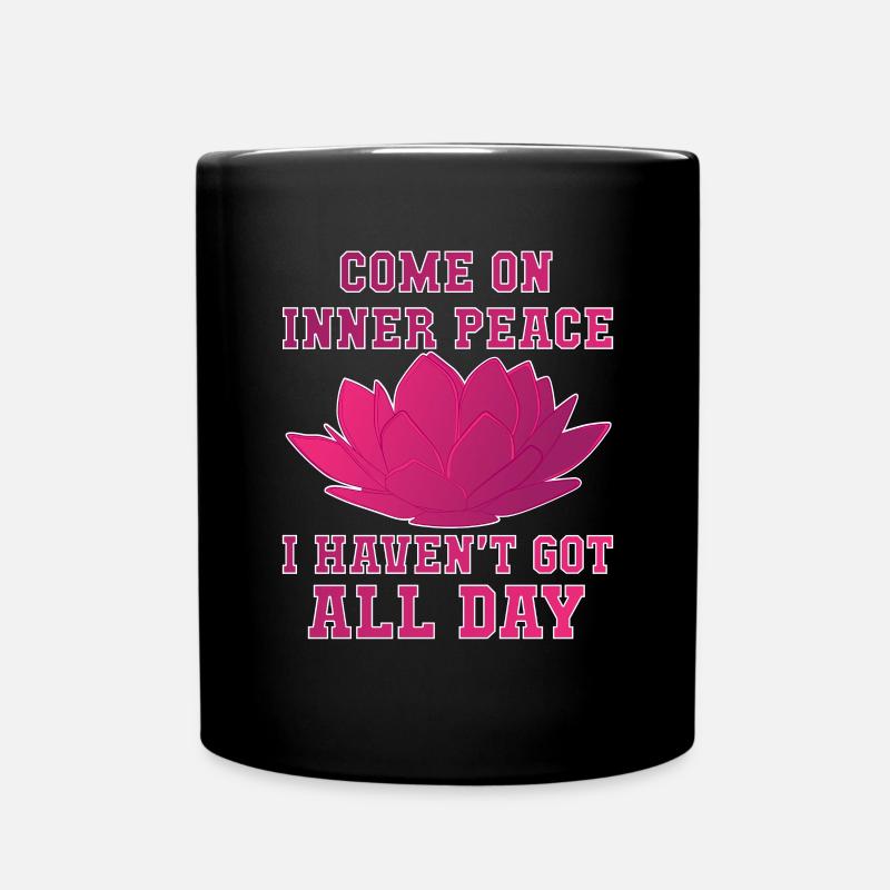 yoga - Mug uni - noir