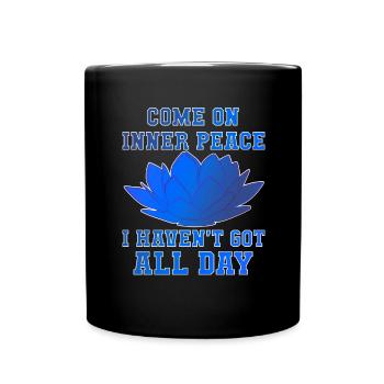 Yoga - Mug uni - noir - Devant