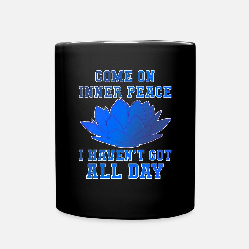 Yoga - Tasse einfarbig - Schwarz