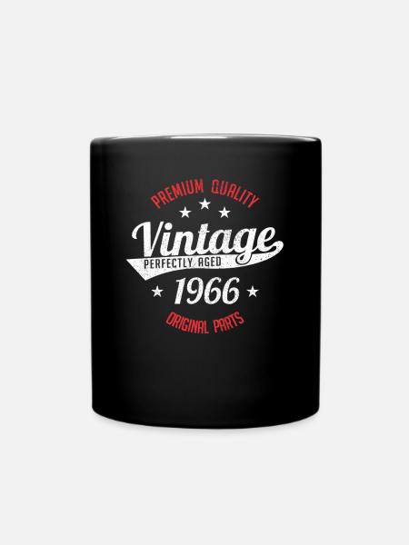 1966 Vintage - Full Colour Mug - black