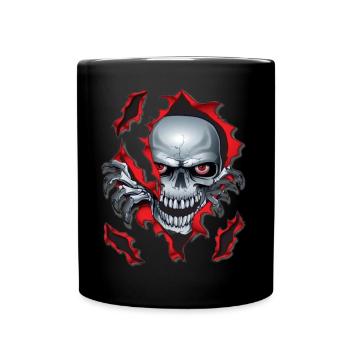 Skull - Mug uni - noir - Devant