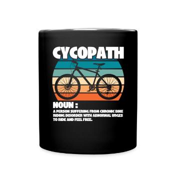 VTT - Cycopath Noun - Mug uni - noir - Devant