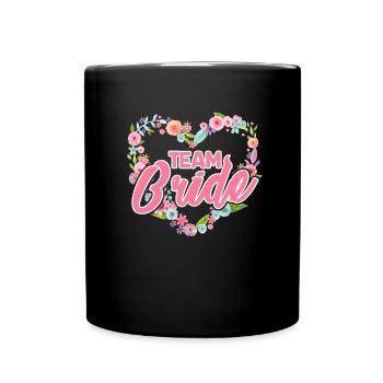 Équipe mariée - Mug uni - noir - Devant
