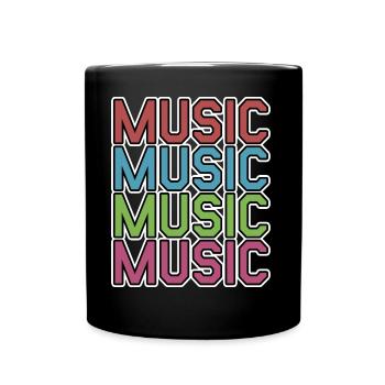 Musique Musique Musique - Mug uni - noir - Devant