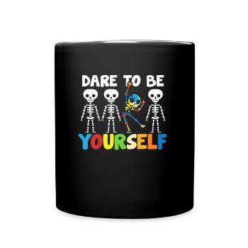 Autism Asperger Autist autistic autism gift - Full Colour Mug - black - Front